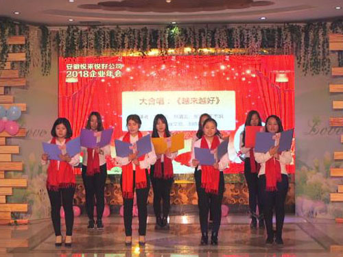 安徽悦来悦好公司2018企业年会节目 - 闭幕大合唱-《越来越好》