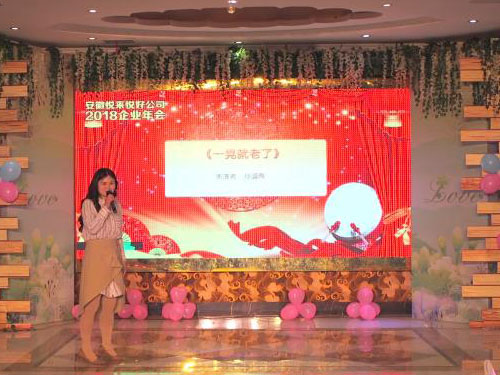 安徽悦来悦好公司2018企业年会节目 - 歌曲《一晃就老了》